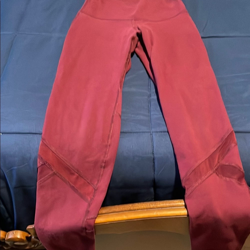 Old Navy Burgundy Leggings